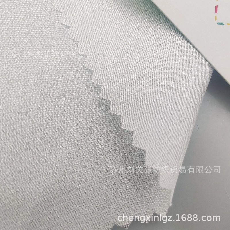 White artificial silk bubble satin fabric digital printing special fashion dress women's top fabric