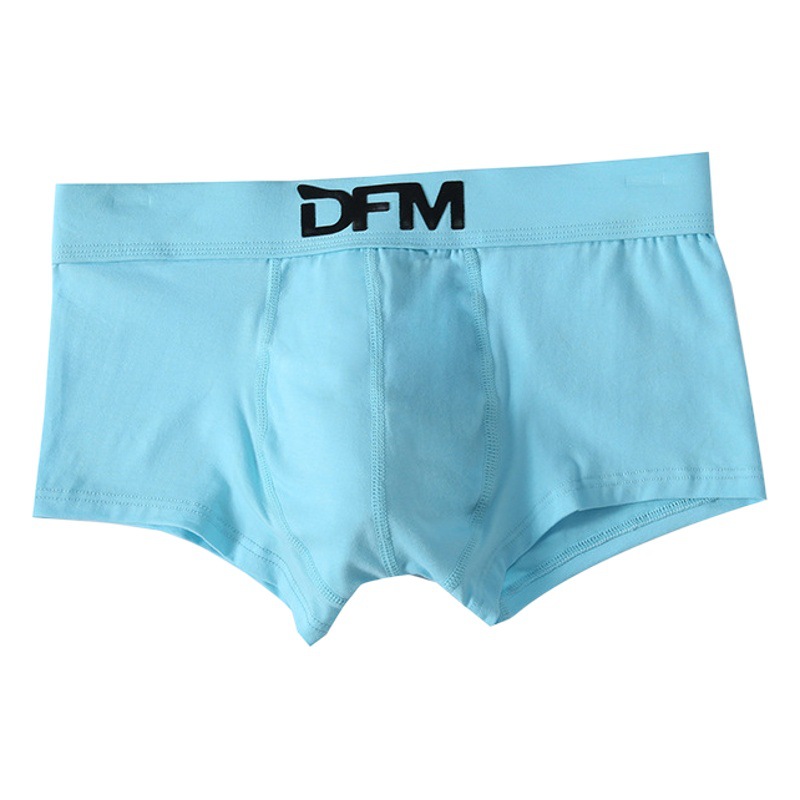 New cotton men's underwear sexy youth breathable 3D embossed boxer shorts personalized trendy men's cotton shorts wholesale