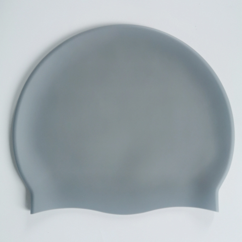 Picture of 2025 Silicone Swimming Cap Wholesale Solid Color Waterproof Diving Cap Plus No Head Swimming Cap Adult Swimming Equipment
