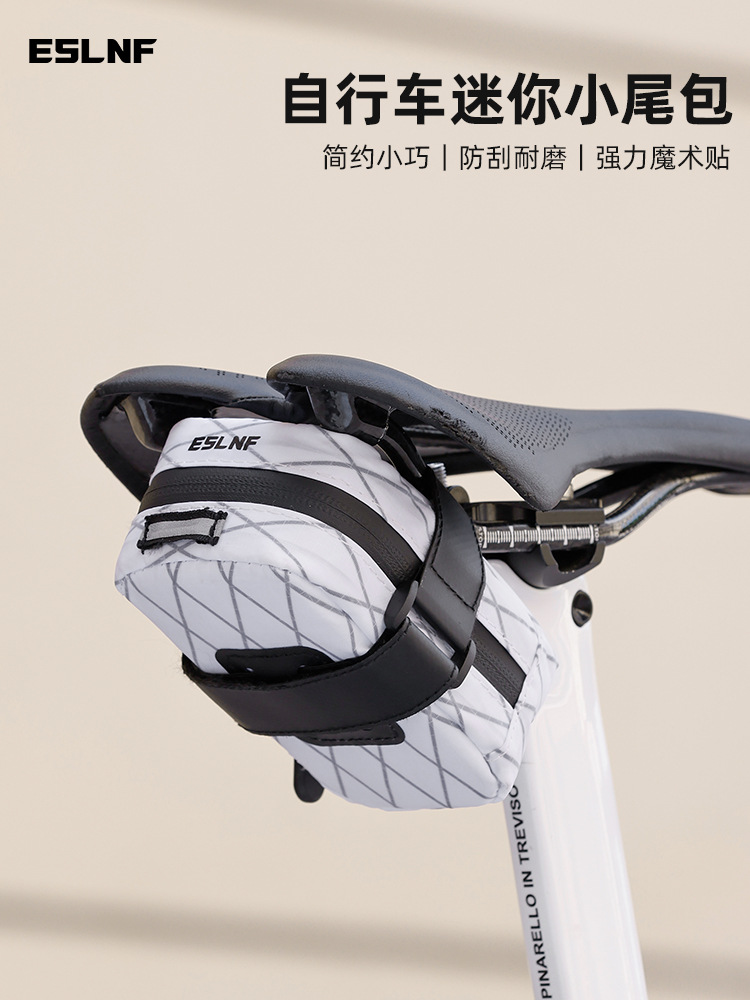 Eslnf Bicycle Tail Bag Road Bike Saddle Bag Cycling Bag Mountain Bike Portable Waterproof Tail Bag Cycling Equipment