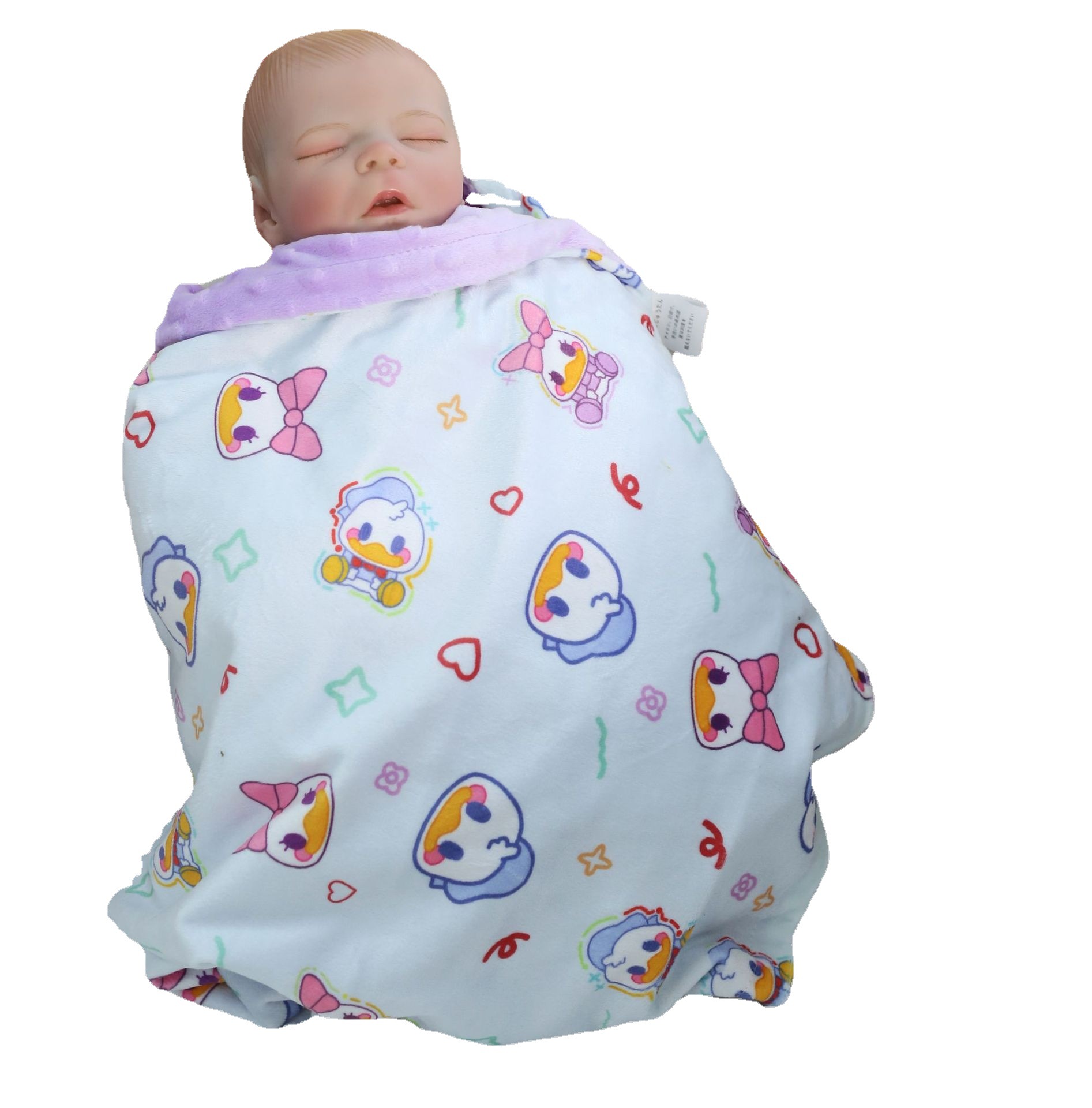 Picture of Beanie Blanket, Suitable for All Seasons, Soothing Children's Blanket, Baby Newborn Touch Blanket, Japanese-Style Children's Blanket