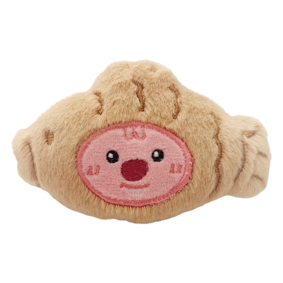 Internet Celebrity Plush Cartoon Ruby Doll Pendant Snapper Bee Headgear Shape Beaver Doll Brooch DIY Accessories