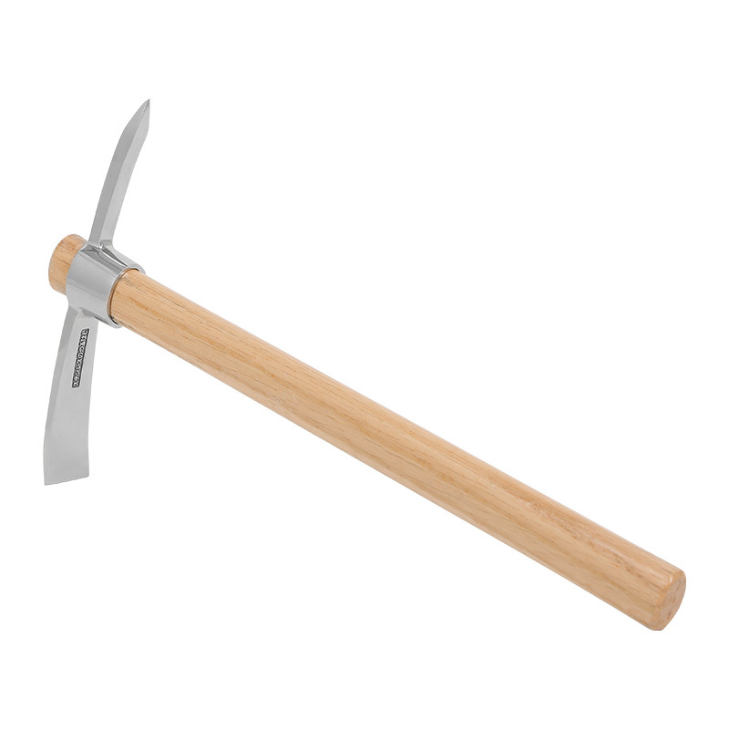 Picture of Xinda stainless steel outdoor pickaxe cross pickaxe small hoe geological exploration tool portable small mountaineering pickaxe ice pickaxe