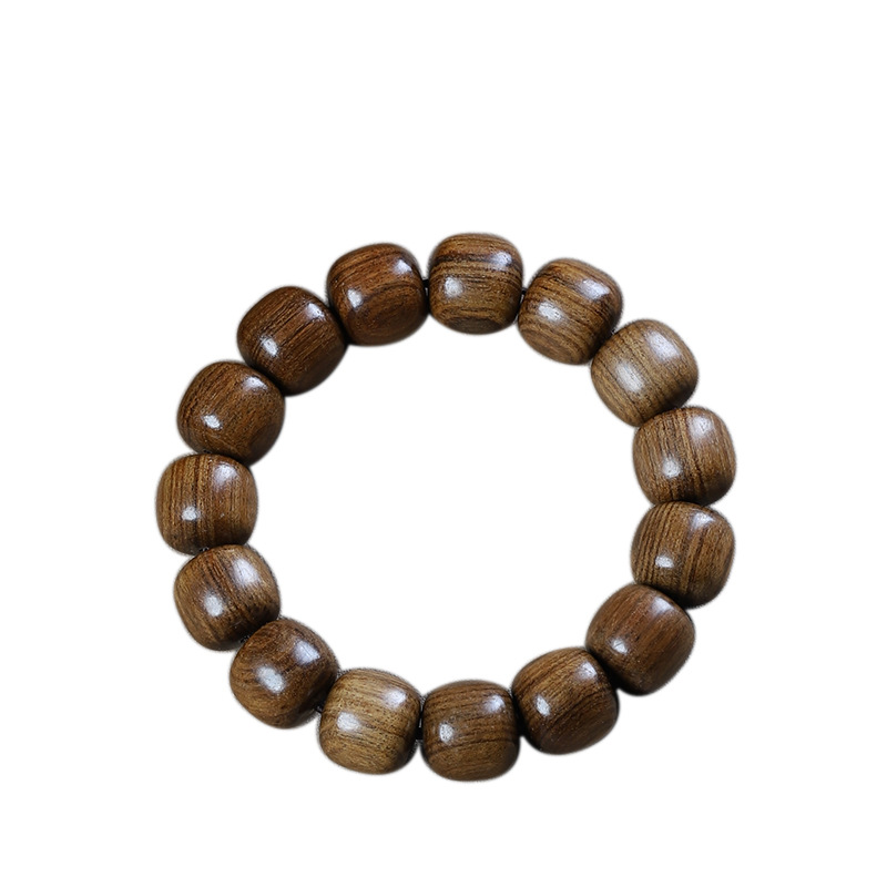 Picture of Black pear old beads men and women hand string text play beads beads mahogany popular jewelry wooden jewelry