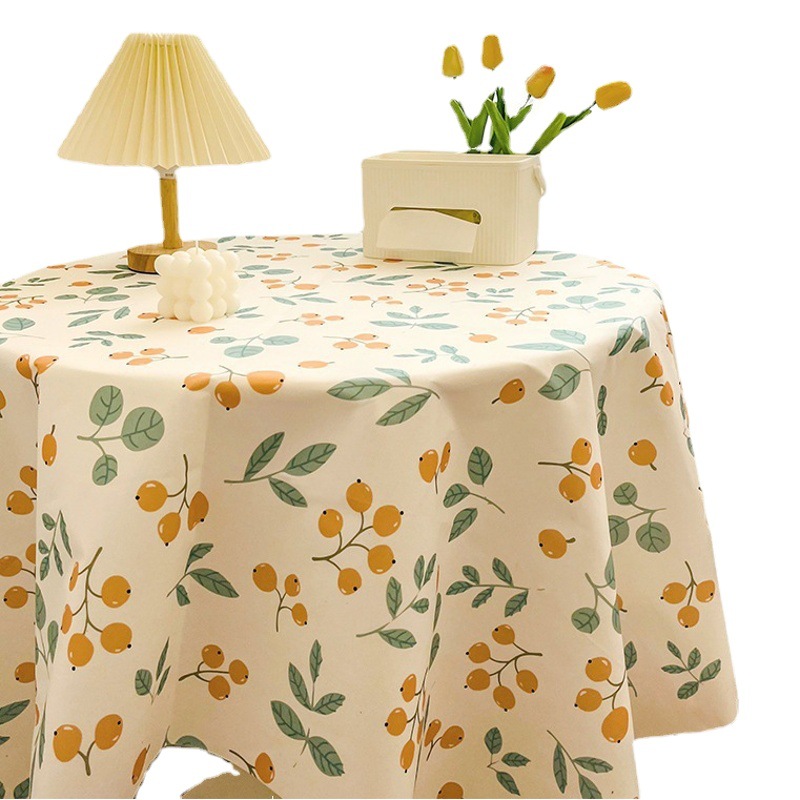 Tablecloth wholesale ins Wind Garden floral small fresh student dormitory book tablecloth table tea table mat