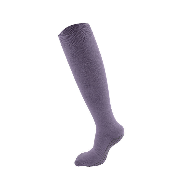 Picture of Cotton Yoga Mid-Calf Non-Slip Socks Calf Socks Wholesale Fitness Yoga Dance Sports Socks