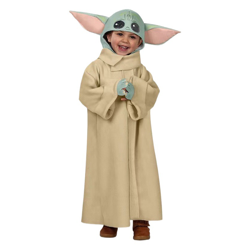 Halloween cosplay costume Star Wars Yoda baby mandaluo costume children stage performance costume