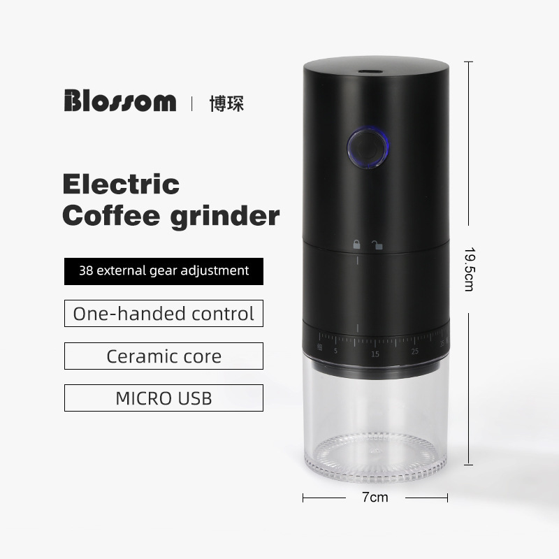 Picture of Cross-Border Portable Electric Coffee Grinder USB Rechargeable Coffee Grinder Coffee Grinder New