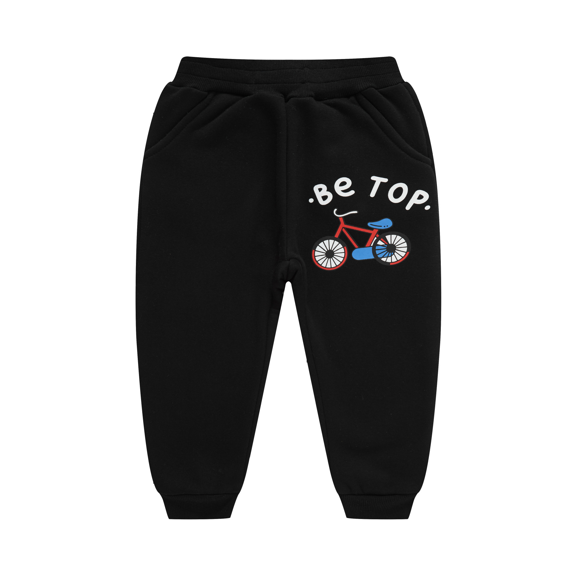 Picture of Children's clothing winter boys pants plus velvet new men's baby solid color sports pants children Korean version of wholesale a generation of hair