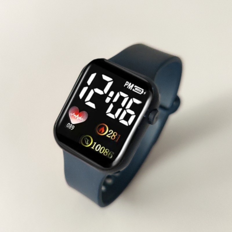 Picture of Cross-Border Led Square Student Digital Watch Couple Waterproof Digital Touch Screen Sports Bracelet Douyin Face Single Delivery