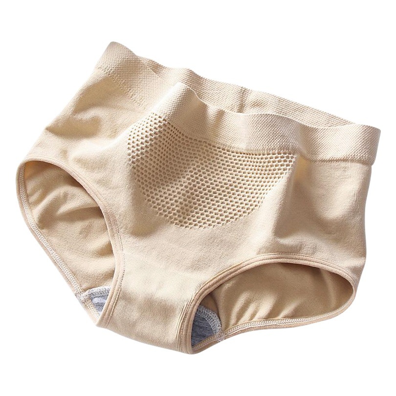 Naked 3D Peach Hip waist triangle honeycomb panties Japanese honeycomb panties honeycomb bag hip seamless panties ladies