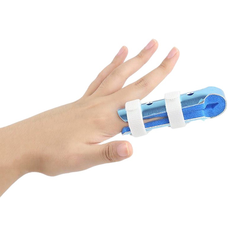Two-Piece Finger Joint Fixation Splint, Straightening Finger Guard, Protective Cover, Finger Joint Orthosis Dislocation Fixation
