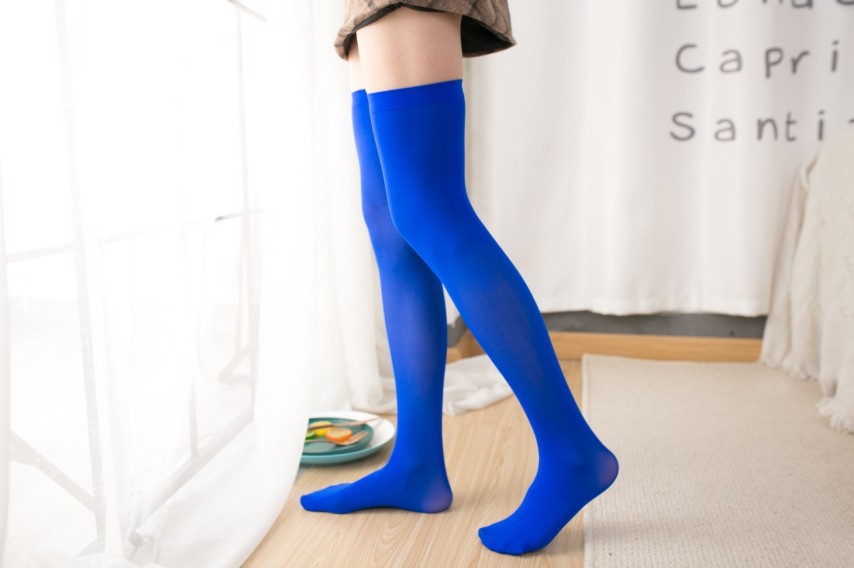 Picture of JK Japanese Velvet Over-the-Knee Socks Student Thigh Socks Mid-high Stockings Plus Stockings Spring and Autumn Women's High Stockings