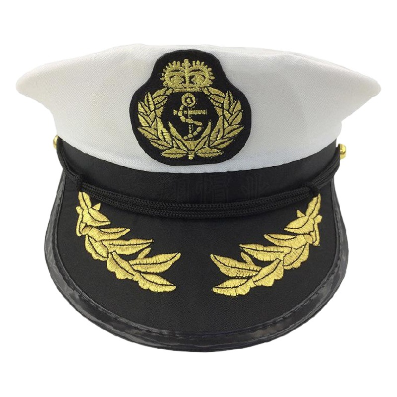 Cross-Border Amazon Military Cap Outdoor Flat Cap Men's Hat White Flight Cap Air Force Performance Large Cap Wholesale