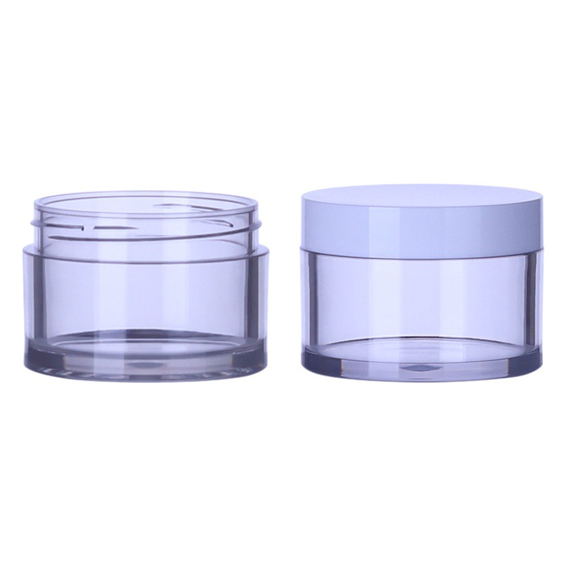 Transparent wide mouth bottle sub-bottle 30 50 100 200g in stock eye mask cream cosmetic cream bottle plastic jar