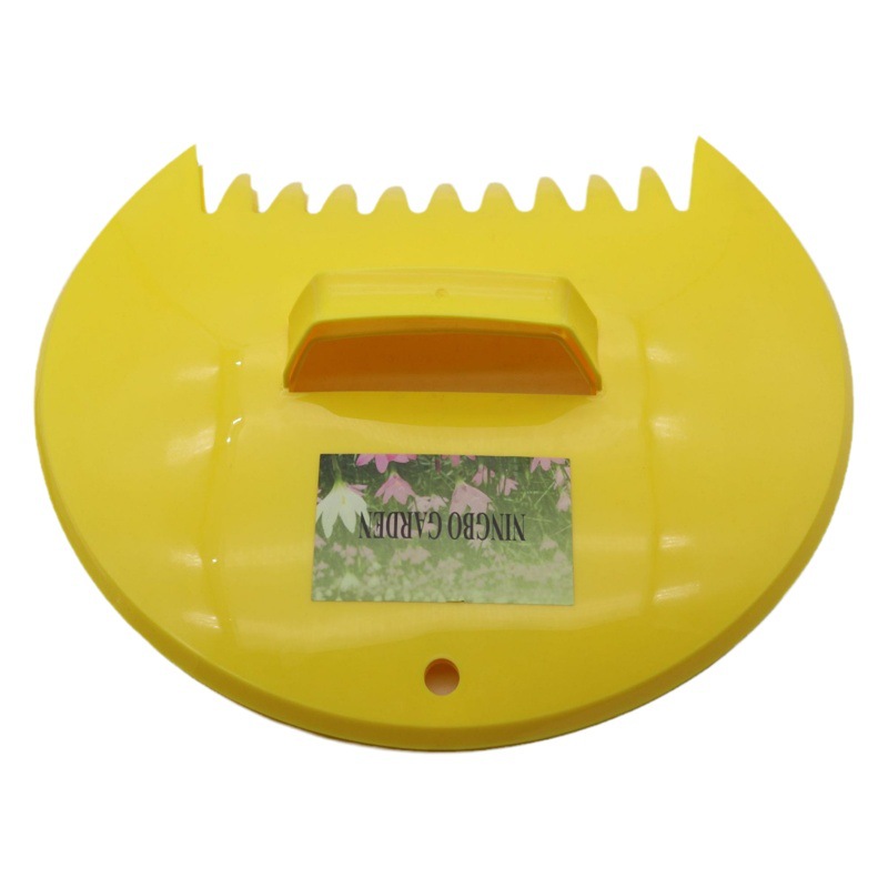 Cross-border outdoor deciduous clip gardening plastic deciduous rake collection Garden deciduous leaf rake garden tool