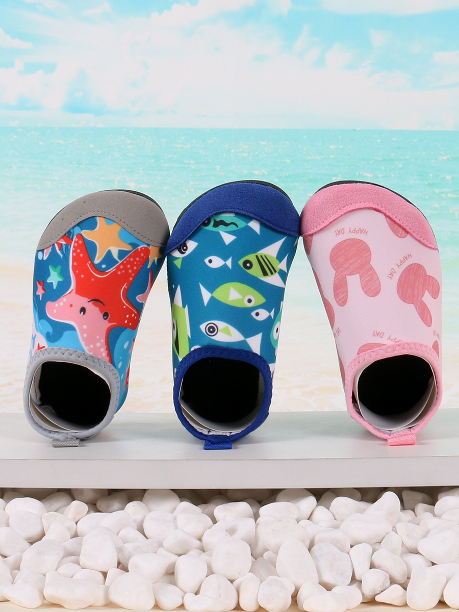 Children's Water Park Baby Beach Shoes Non-Slip Soft Shoes River Tracing Socks Snorkeling Shoes Swimming Shoes Wading Shoes and Socks