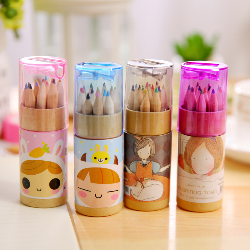 Constellation Girl Color Pencil Cute 12 Color Lead Painting Pen Coloring Pen Student Painting Pencil Stationery Wholesale