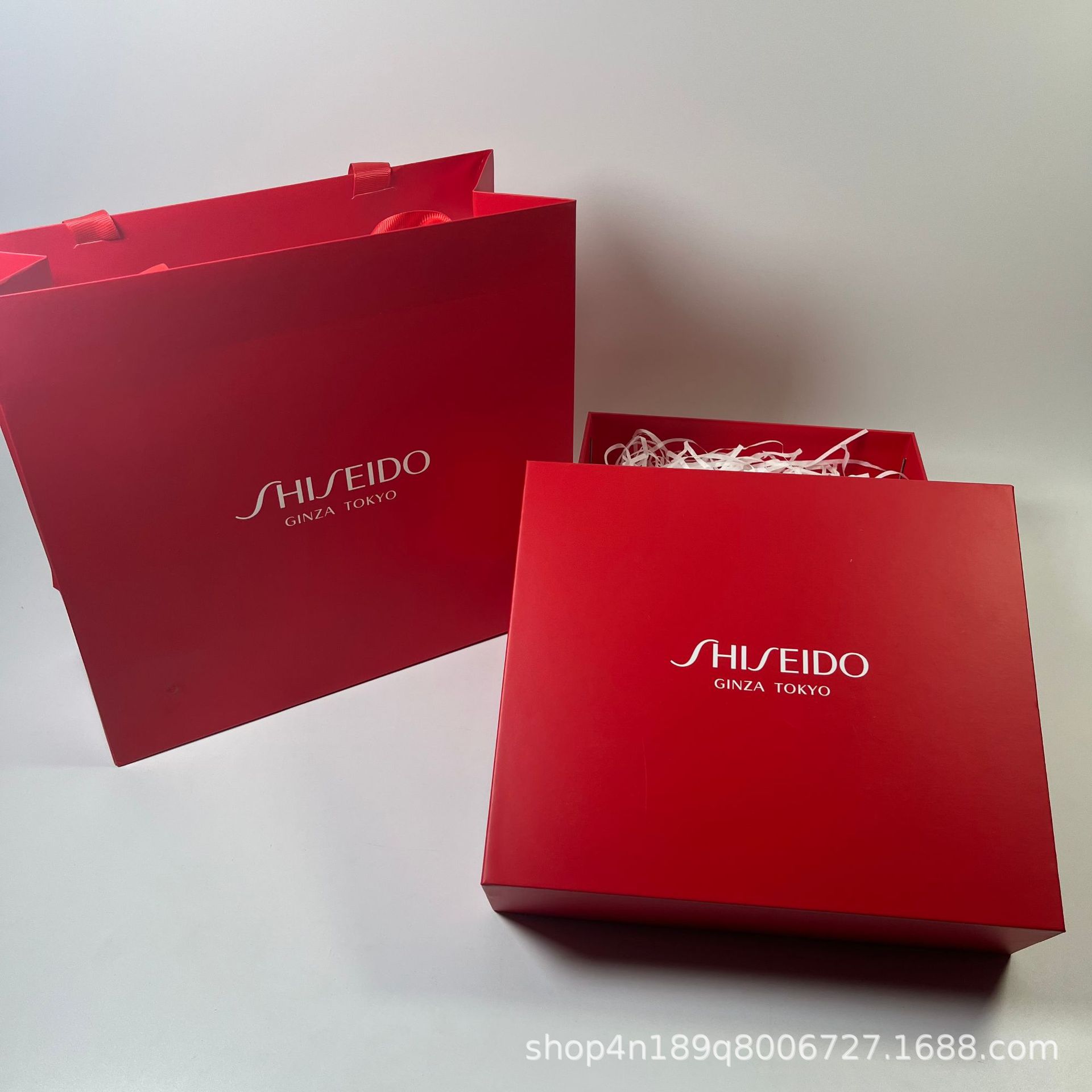 Yuewei Packaging Box Water Milk Set Box Zisheng Tang Essence Red Waist Gift Empty Gift Box Gift Bag