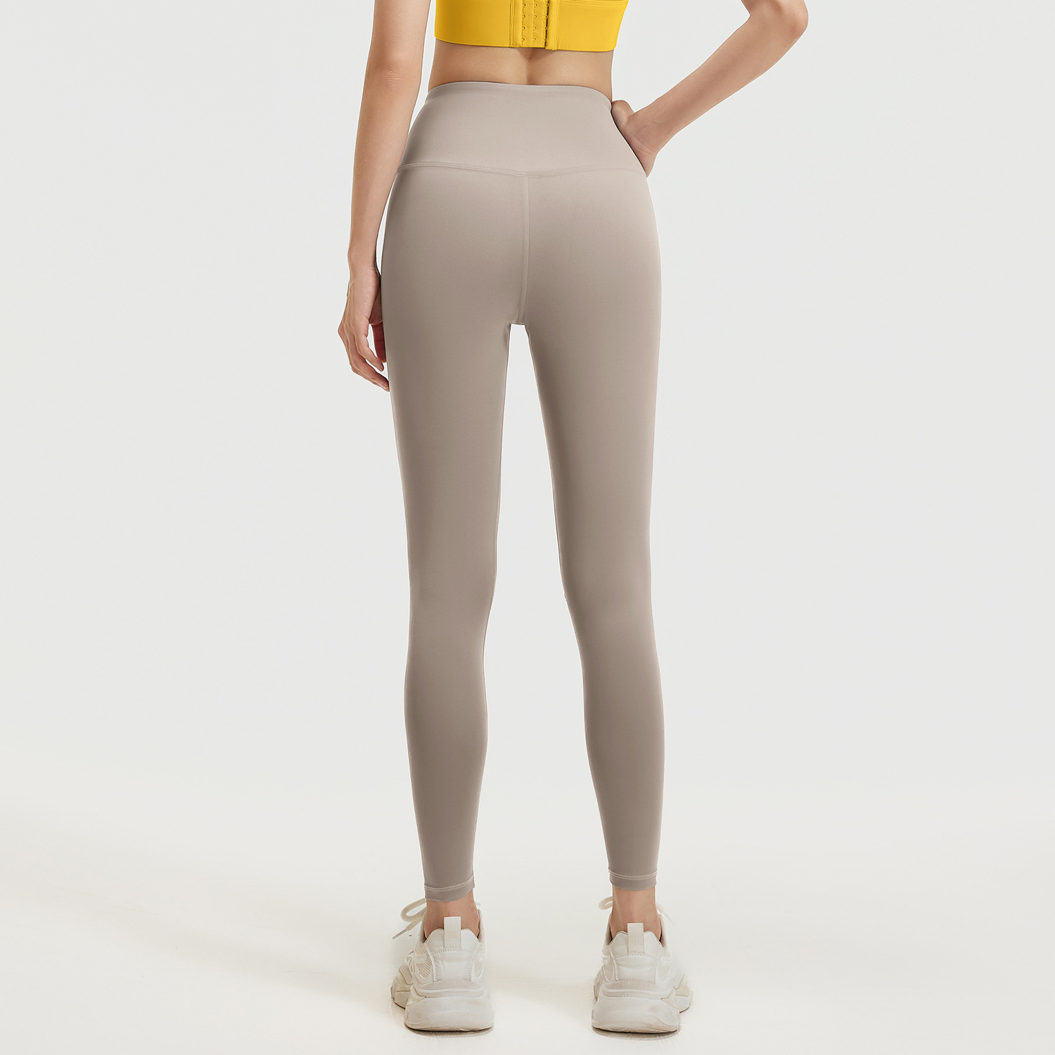 Picture of Juyitang Sports Fitness Pants Peach Pants Running Hip Lifting High Waist Slimming Elastic Tight Yoga Pants for Women