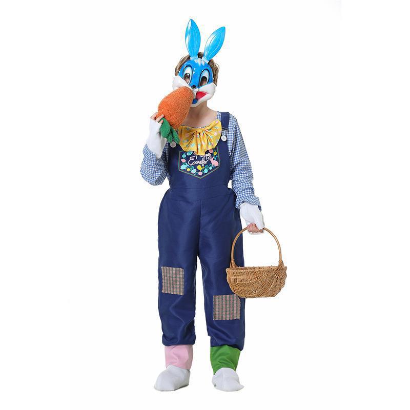 Foreign Trade Europe and America Amazon Halloween cos Costume Carnival Party Cosplay Rabbit Parent-Child Full suit