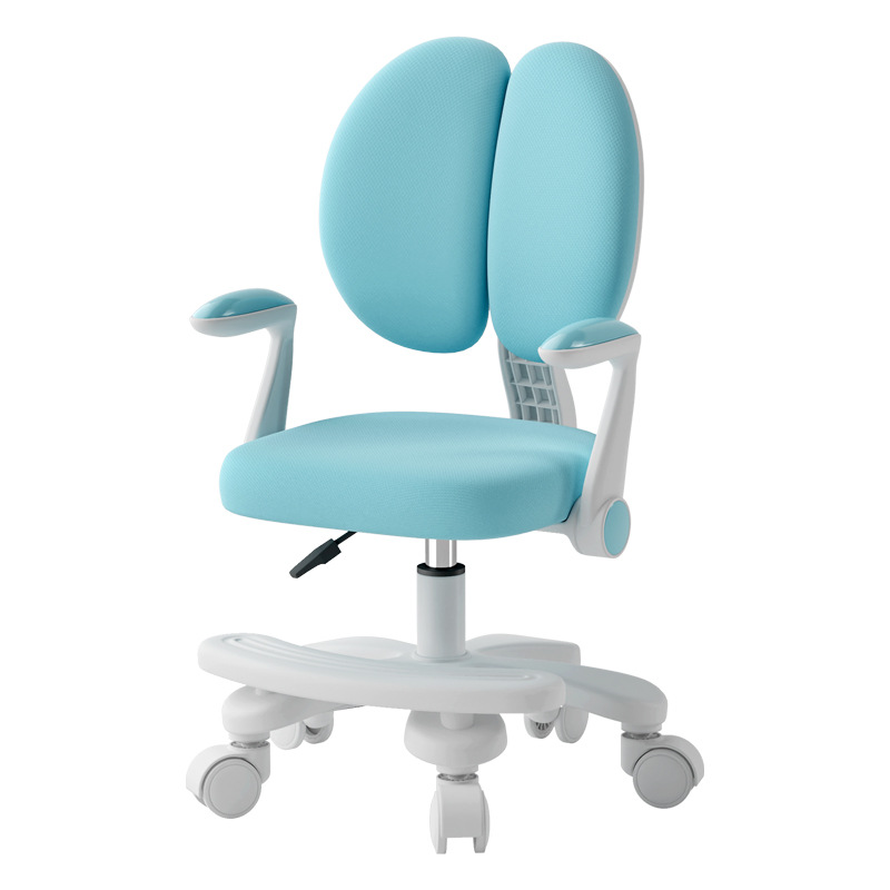 Picture of Children's Learning Chair Liftable Student Learning Chair with Backrest Armrest Household Movable Comfortable Multi-adjustable Chair