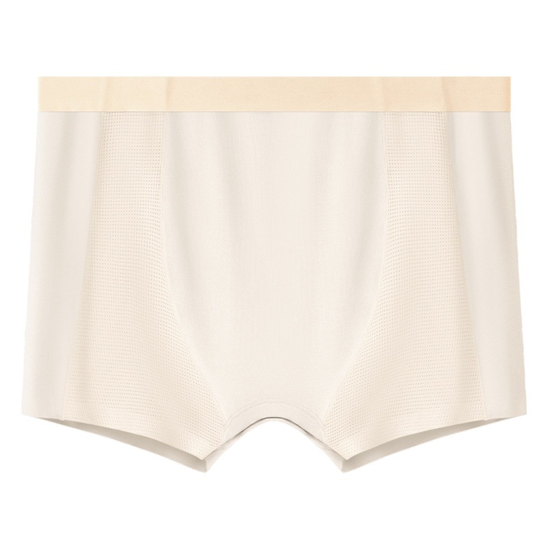 Women's Underwear Women's Modal Traceless Ice Silk Antibacterial Crotch Summer Thin Boxer Breathable Mid-Waist New Shorts