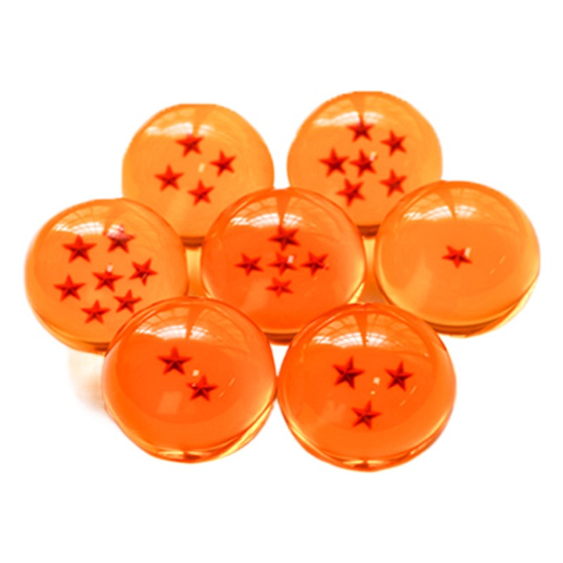 Resin Dragon Ball Stereo Star Bead Game Crystal Ball PP Bag Creative Gift Ornaments Acrylic Dragon Ball Handmade