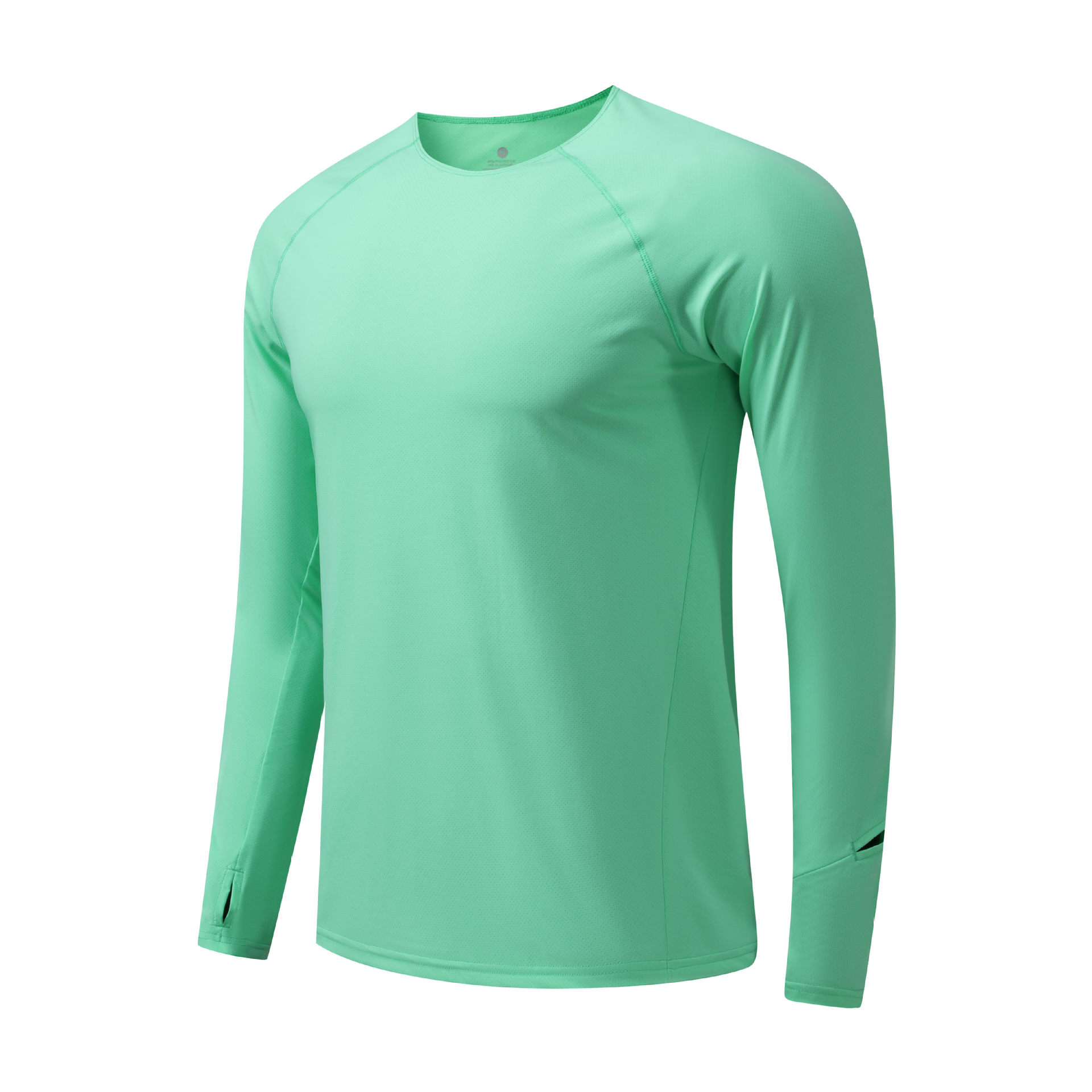 Picture of Autumn and Winter Training Round-Neck Sports Long-Sleeved Comfortable Top Fitness Sports High-Elastic Slim-Fit Quick-Drying Long-Sleeved Shirt for Men