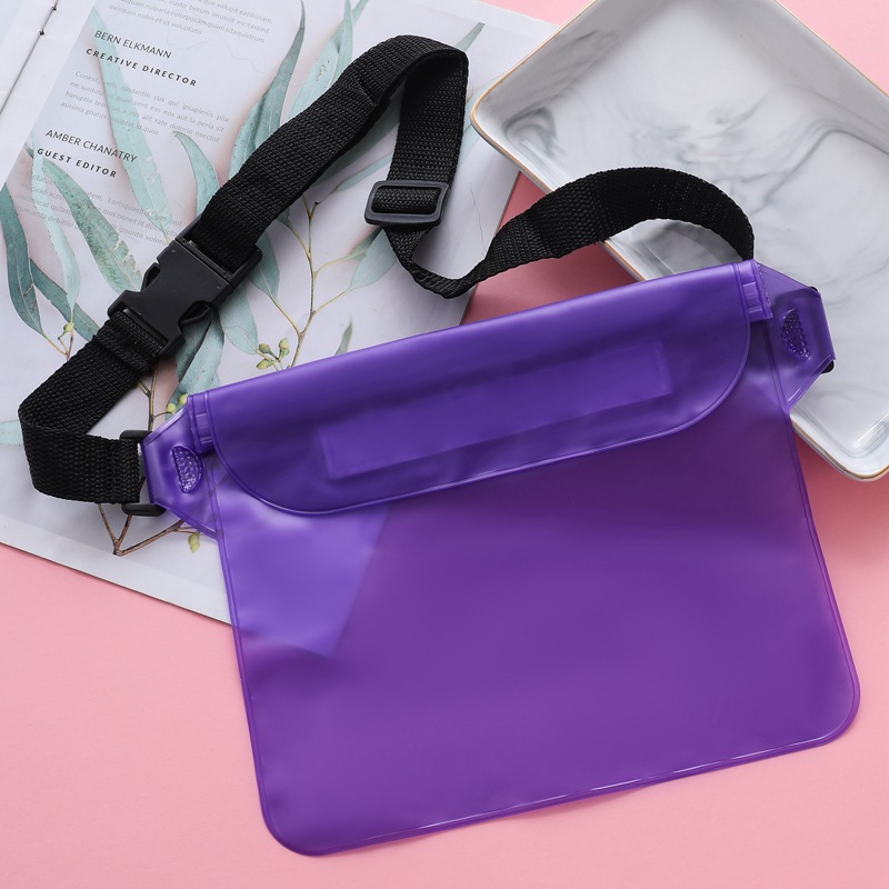 Picture of Swimming Waterproof Bag Large Waterproof Waist Bag Mobile Phone Camera Waterproof Bag Portable Storage Transparent Bag Mobile Phone Waterproof Bag