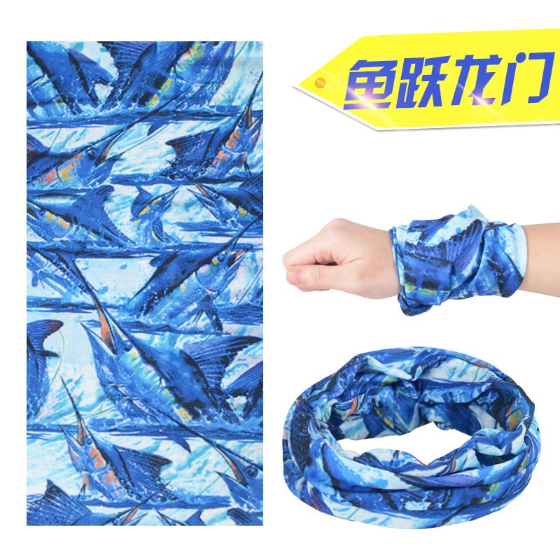 Picture of Magic Hood Face Scarf Men's Sports Outdoor Sunscreen Neck Protector Neck Sleeve Thin Women's Fishing Riding Varied Scarf