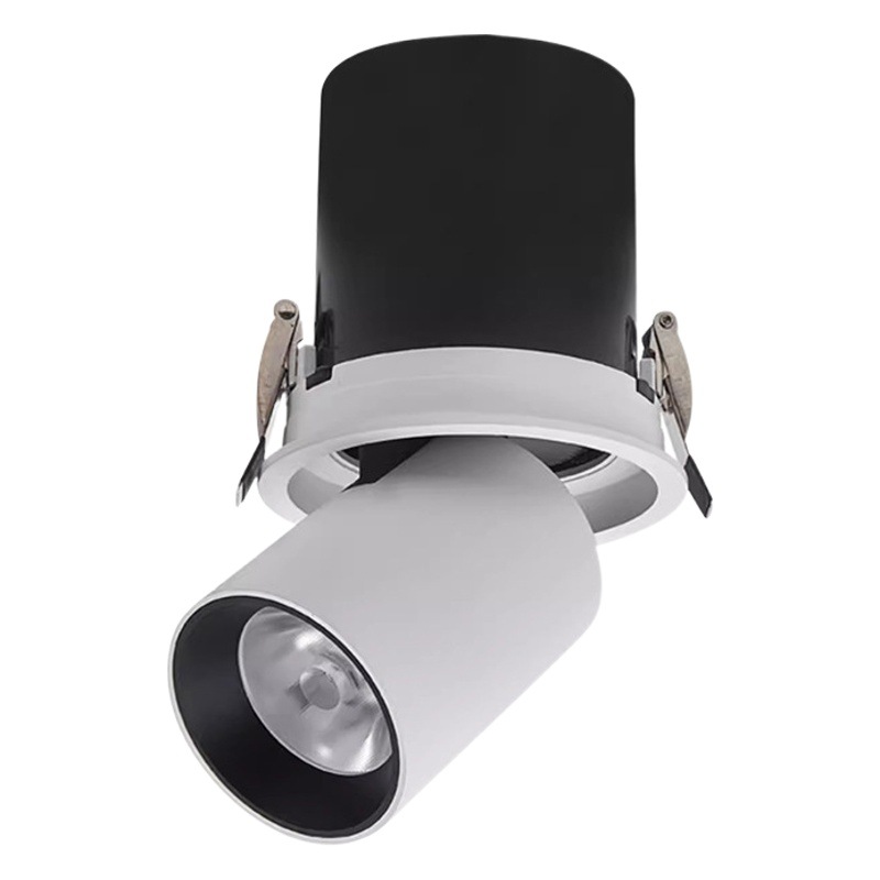 Embedded Spotlight Stretch Spotlight Elephant Nose Light Jewelry Spotlight Bull's Eye Light Full Spectrum LED Adjustable Angle