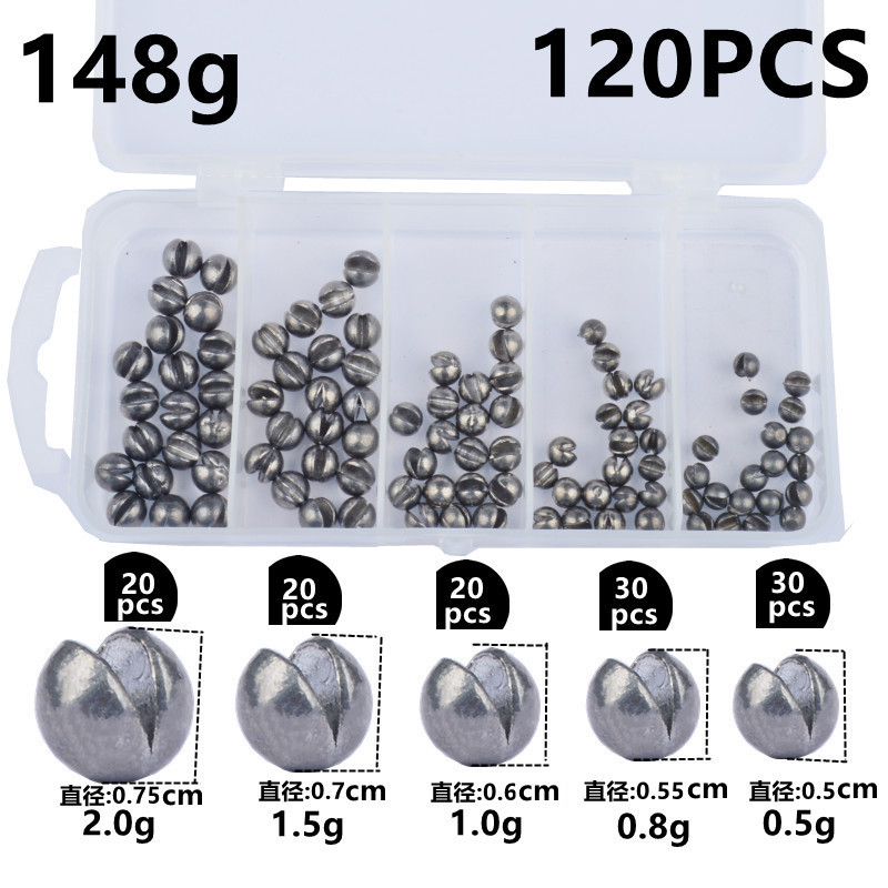 Rock fishing bite lead open lead drop stream lead bean fishing clip lead fishing micro lead accessories raft fishing bite lead mixed