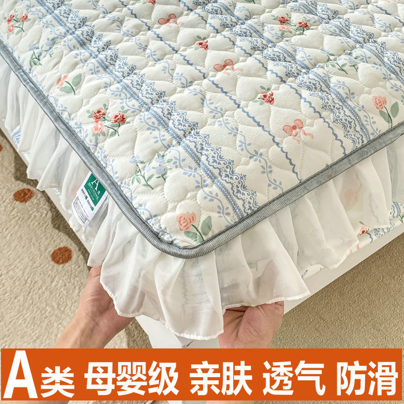Picture of Class A Thickened Bed Cover Padded One-piece Bed Cover Nantong Hotel Simmons Mattress Protective Cover All-inclusive Non-slip Bed Sheet