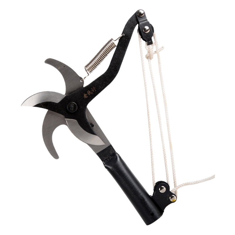 Double-head high-altitude shears pulley labor-saving high-branch shears double-head high-branch shears garden tools