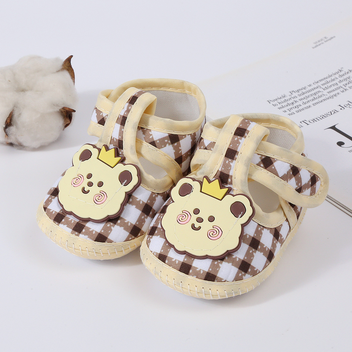 Picture of Baby sandals cartoon cool shoes newborn toddler shoes soft bottom breathable non-slip summer new TEMU 0-12M