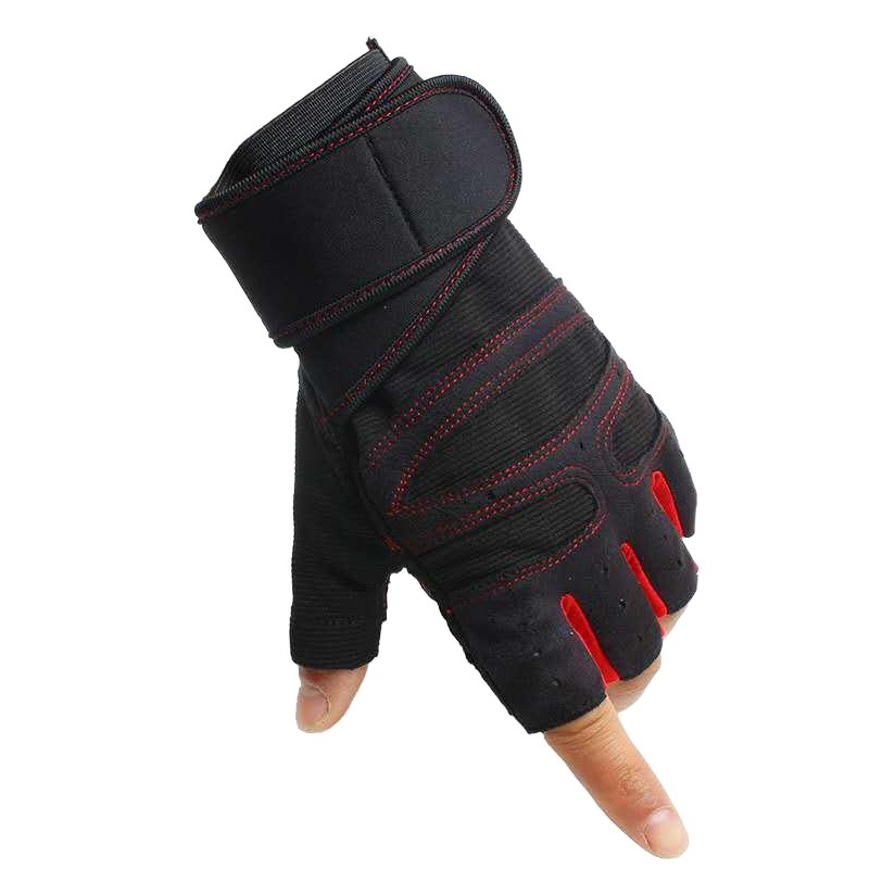 Fitness Gloves for Men and Women, Sports Cycling, Half-Finger Thin Wrist Guards, Breathable Dumbbell Equipment, Training Weightlifting and Driving