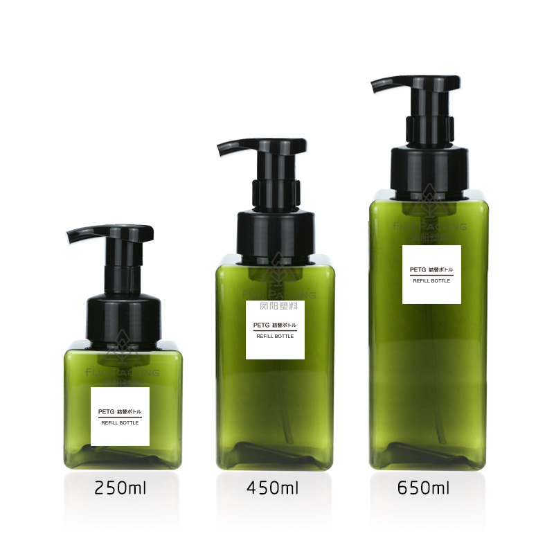 Picture of Spot Mousse Foaming Bottle 250ml Shower Gel Hand Sanitizer Bottle 450ml Square Foam Bottle 650ml Sub-Bottle