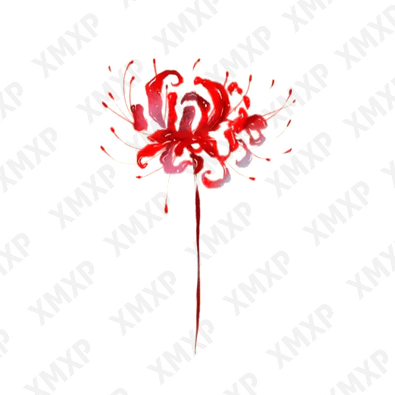 Picture of Bianhua Color Beautiful Tattoo Sticker Waterproof Long-lasting Women's Arm Clavicle Fresh High-end Washable Sticker