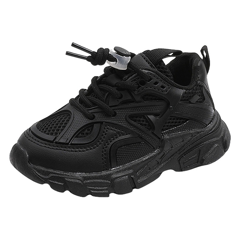 Children's Running Shoes 2025 Spring & Fall Boys' Dad Shoes Double Mesh Sports Shoes Breathable White Shoes Casual Kidsren's Shoes