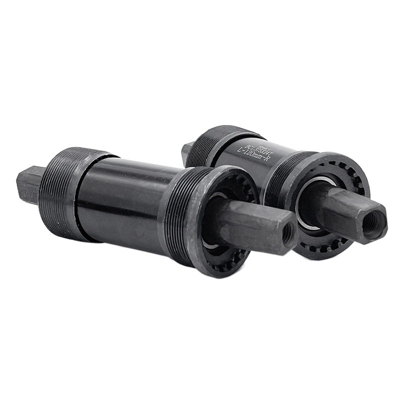 in stock Bicycle Square Hole Middle Axle Mountain Bike Dead Flying Waterproof Bearing Middle Axle with Screw Sealed Integrated Middle Axle