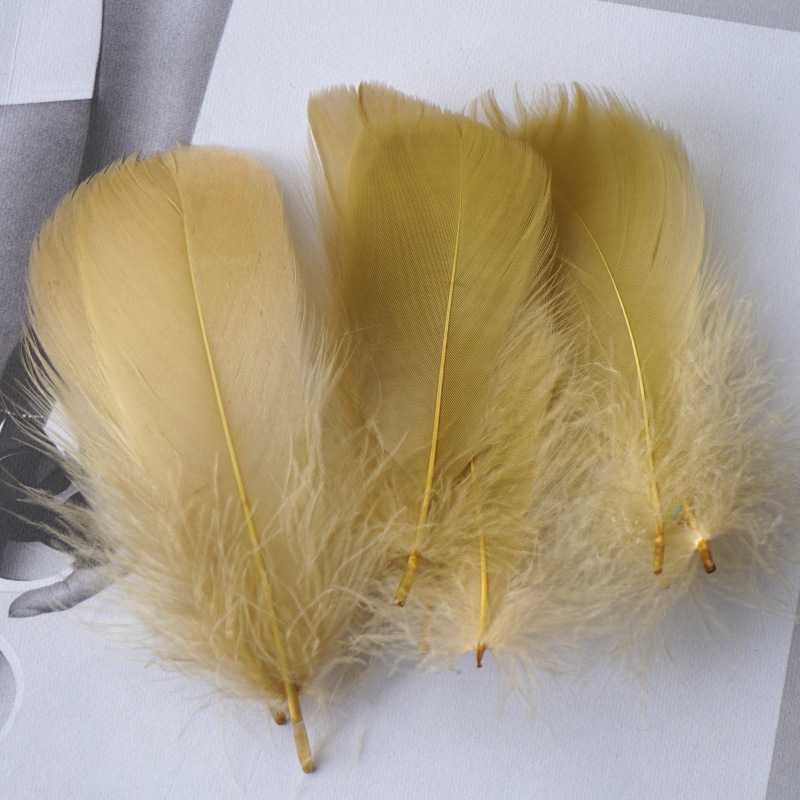 Picture of Color feather DIY floating dyeing goose feather dream catcher wave ball gift box filling decorative materials wholesale
