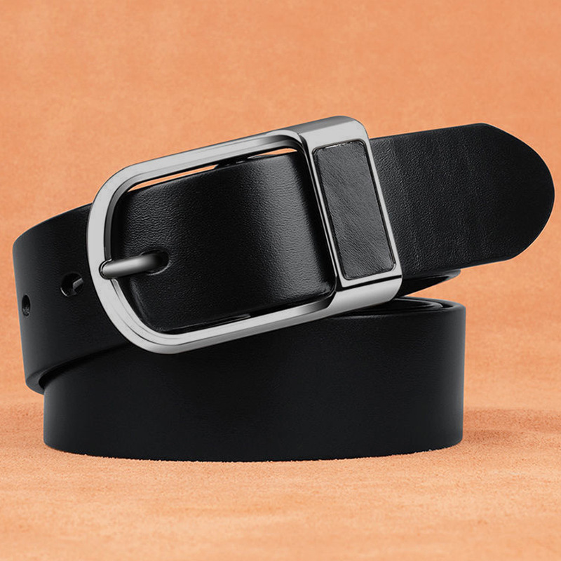 Picture of New belt leather men's belt real cowhide belt casual Joker men's pin buckle belt manufacturers wholesale