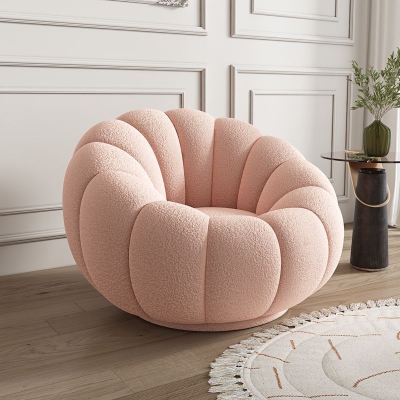 Picture of Internet celebrity pumpkin lazy sofa, single and double sofa chair, lambswool sofa balcony, swivel lounge chair, can lie down and sleep