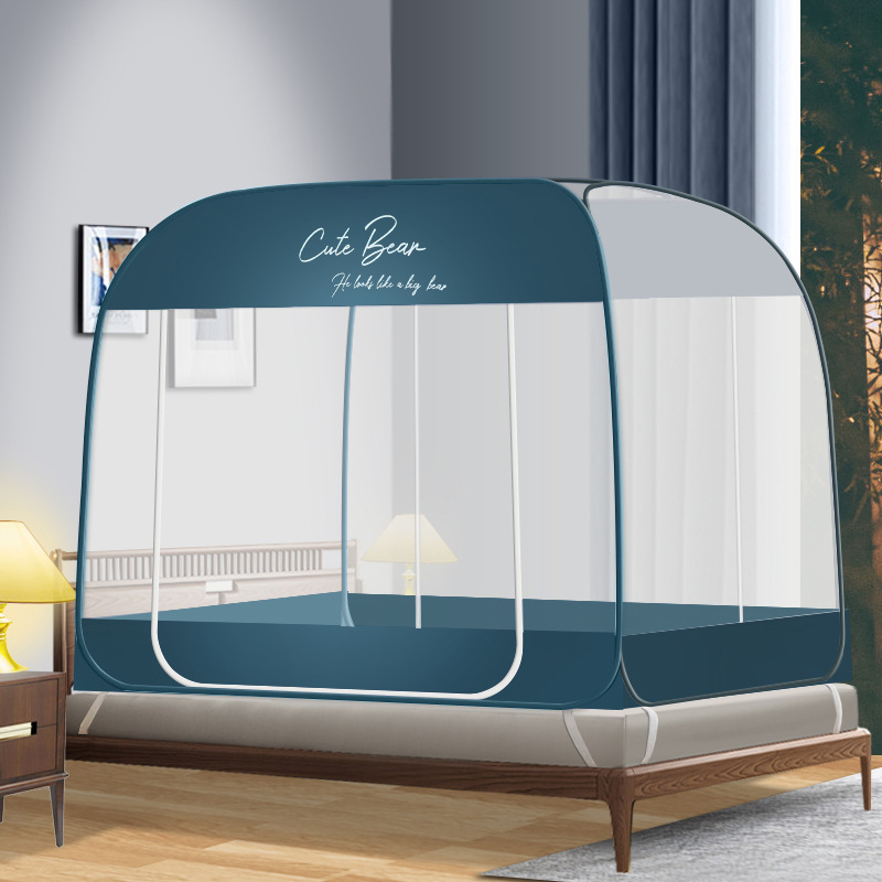 Picture of Mosquito net installation-free yurt household foldable 1.5 meters 1.8 meters bed zipper one-piece bottomless wholesale