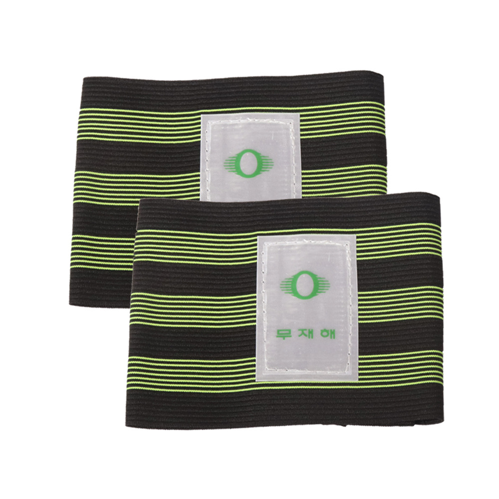 South Korea reflective three green leggings foot covers, construction site foot cuff belts, cycling wrist guards, elastic mountaineering construction