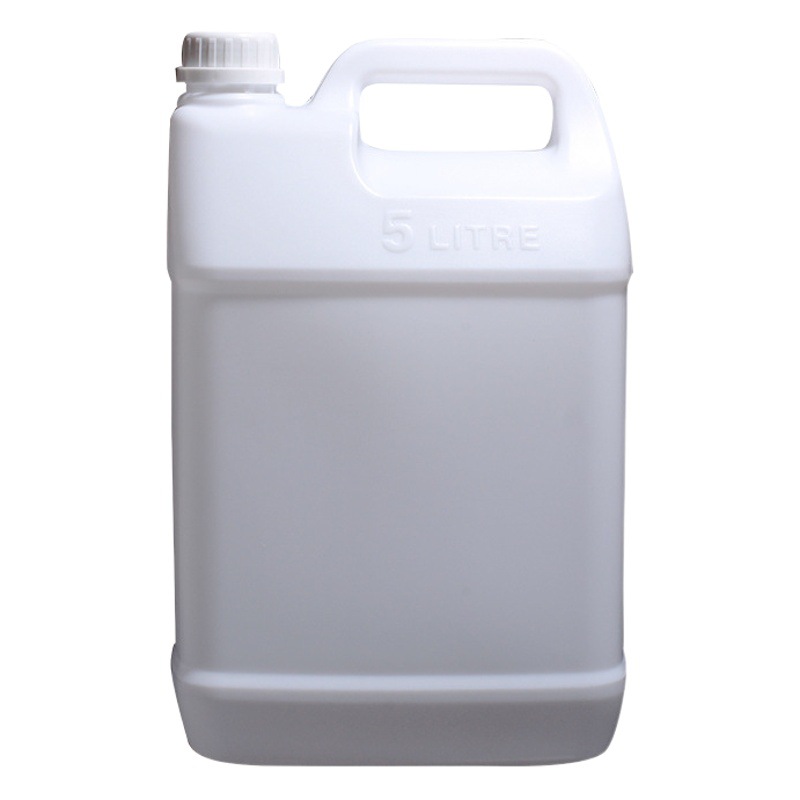 Thickened 5-Liter Food-Grade Syrup Flat Can 5kg Chemical Ink Flavor Plastic Bottle Square Flat Packaging Barrel 5L Plastic Barrel