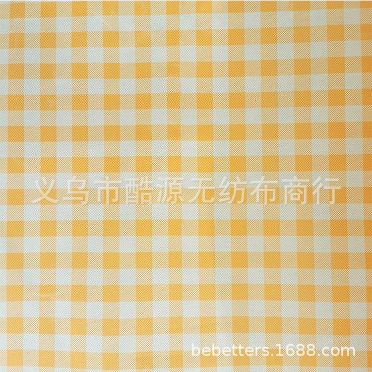 Picture of Pp Non-Woven Fabric Roll Laminated Houndstooth Pe Outdoor Picnic Mat Fabric Waterproof and Moisture-Proof Printed Outdoor Essential