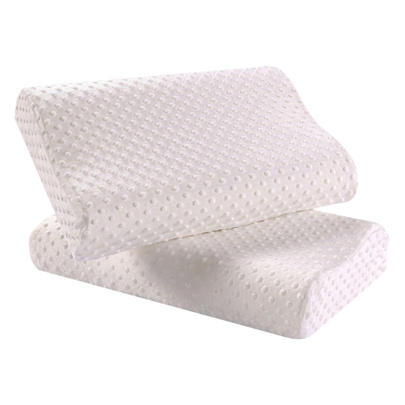Picture of Ergonomic memory foam pillow, with dual-height design, comfortable, helps relieve cervical discomfort. It supports in-stock wholesale and small-batch customization, suitable for gifting to parents.