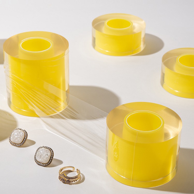 Picture of PVC electrostatic protective film gold jewelry bracelet protective film jewelry packaging film anti-scratch and dustproof packaging film
